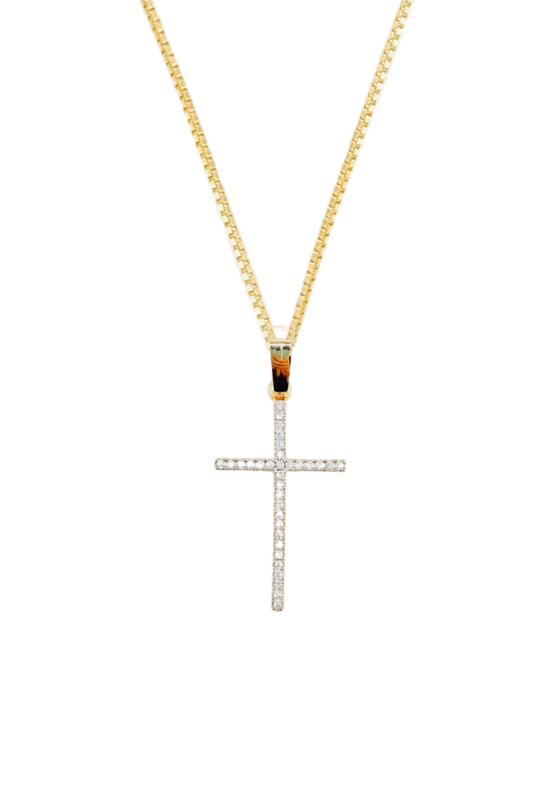 Collar Fe Microcircones Gold 24k