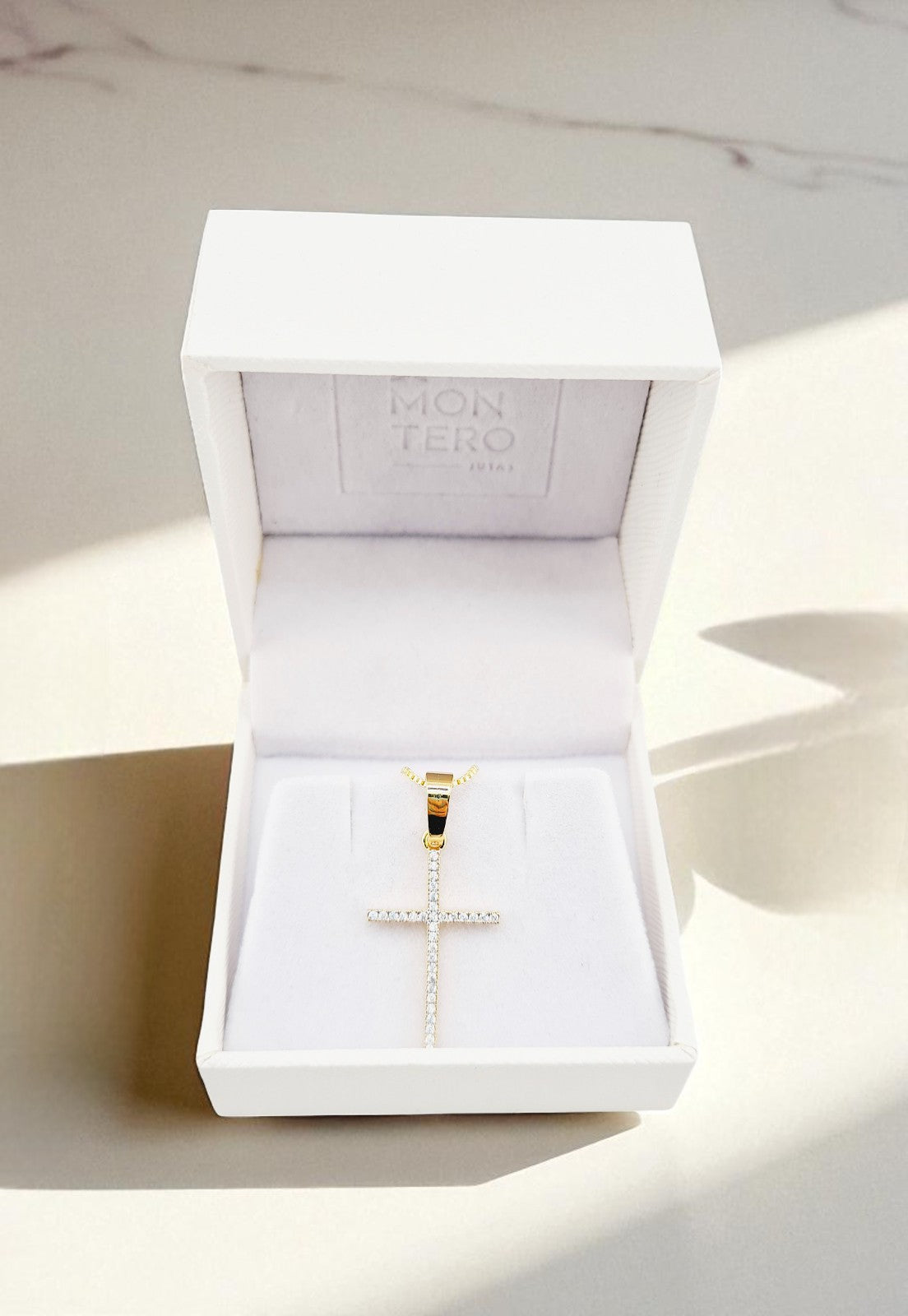 Collar Fe Microcircones Gold 24k