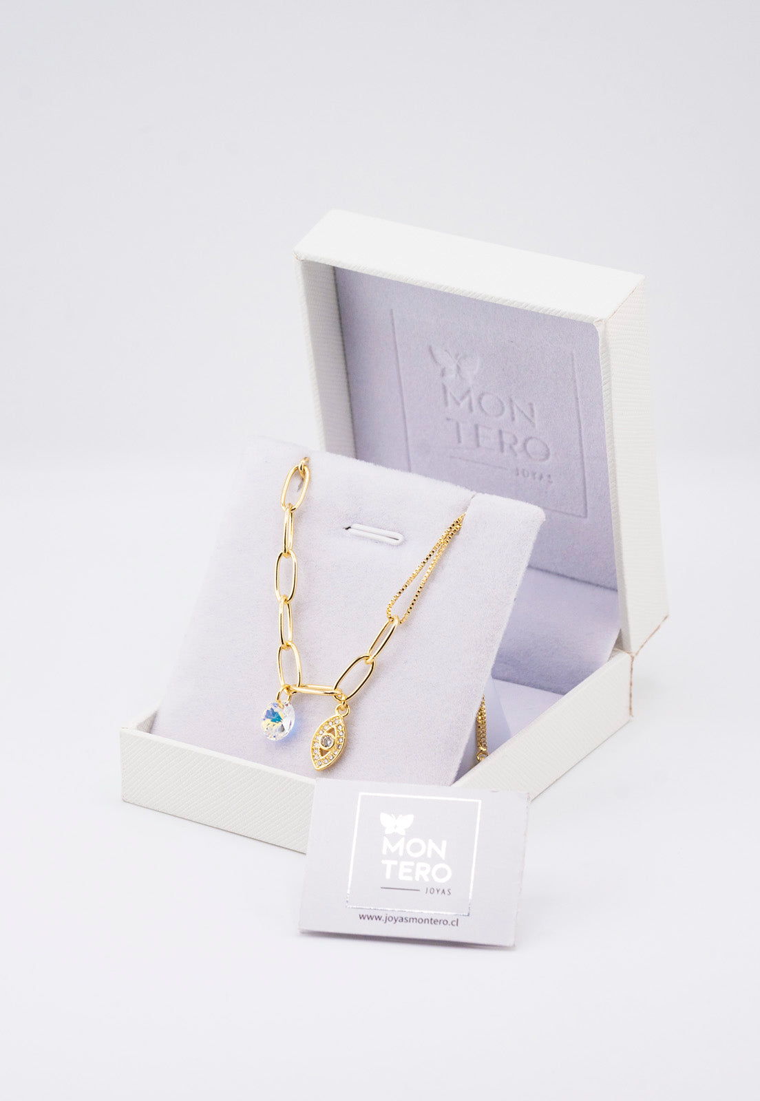 Pulsera Fortuna Gold Con Cristales Genuinos