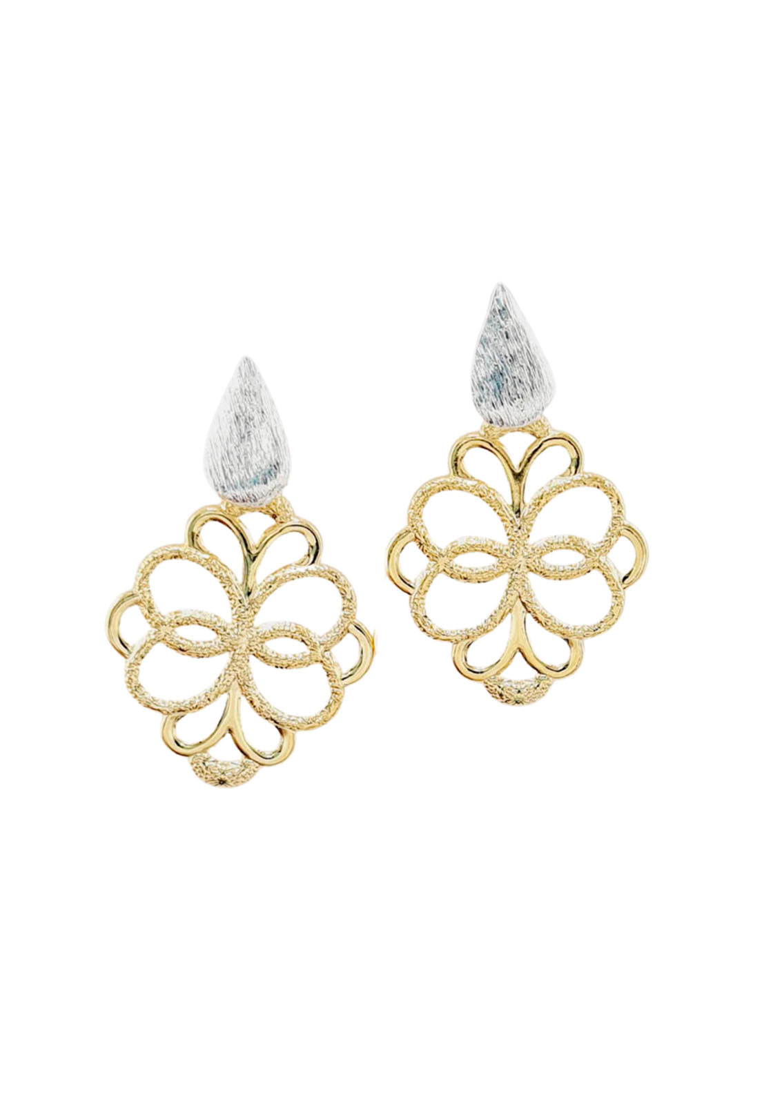 Aros Raquel Baño Gold 24K