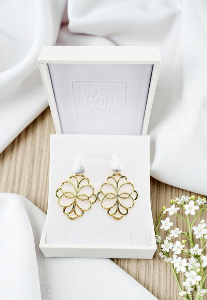 Aros Raquel Baño Gold 24K