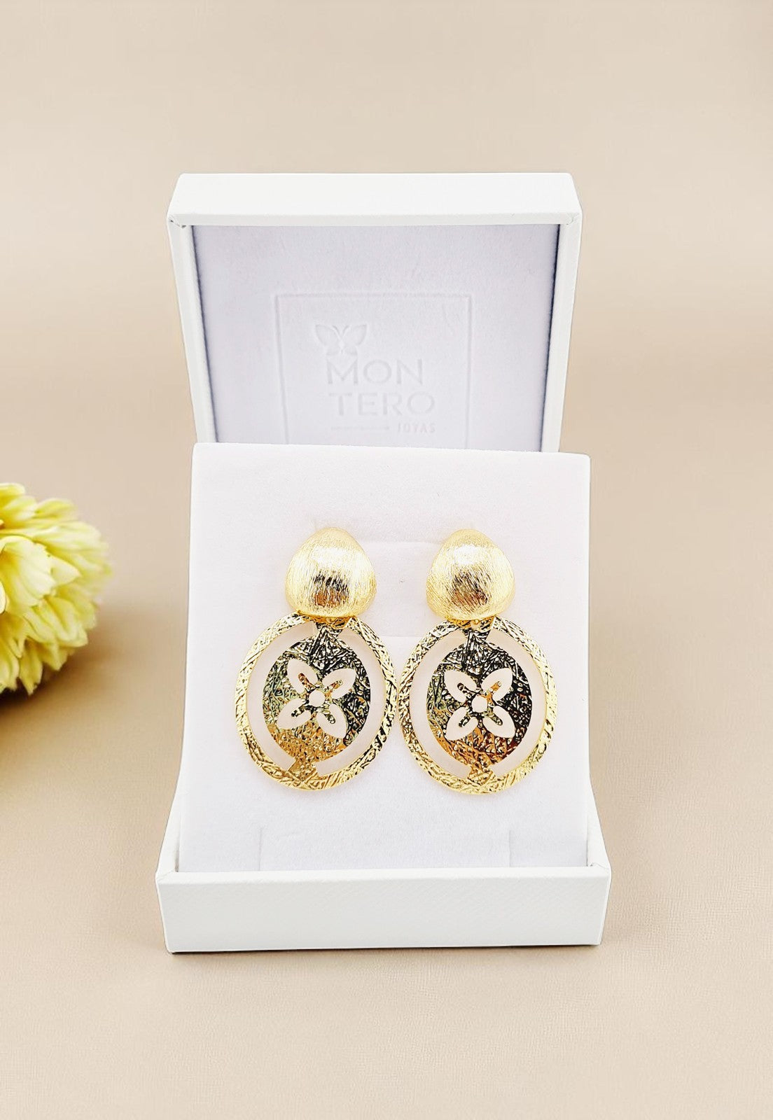 Aros Fer Baño Gold 24K