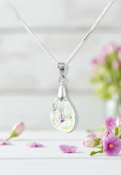 Collar Nina Plata Italiana 925 y Cristales