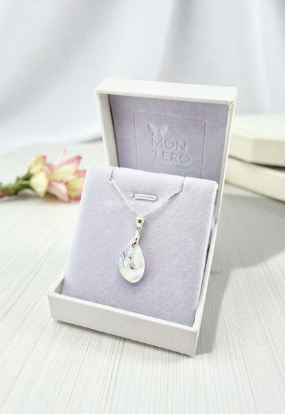 Collar Nina Plata Italiana 925 y Cristales