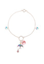 Pulsera Golondrina Plata 925 Cristal Swarovski® Light Rose