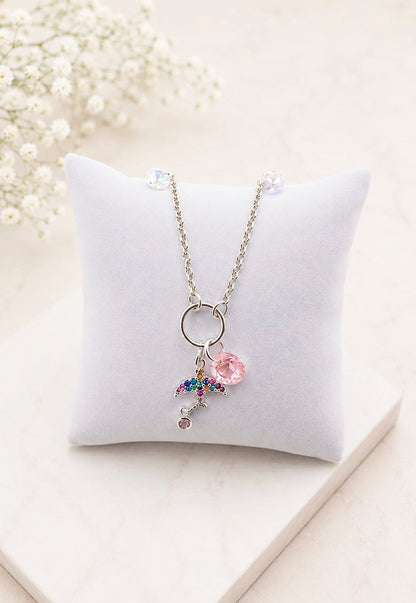 Pulsera Golondrina Plata 925 Cristal Swarovski® Light Rose