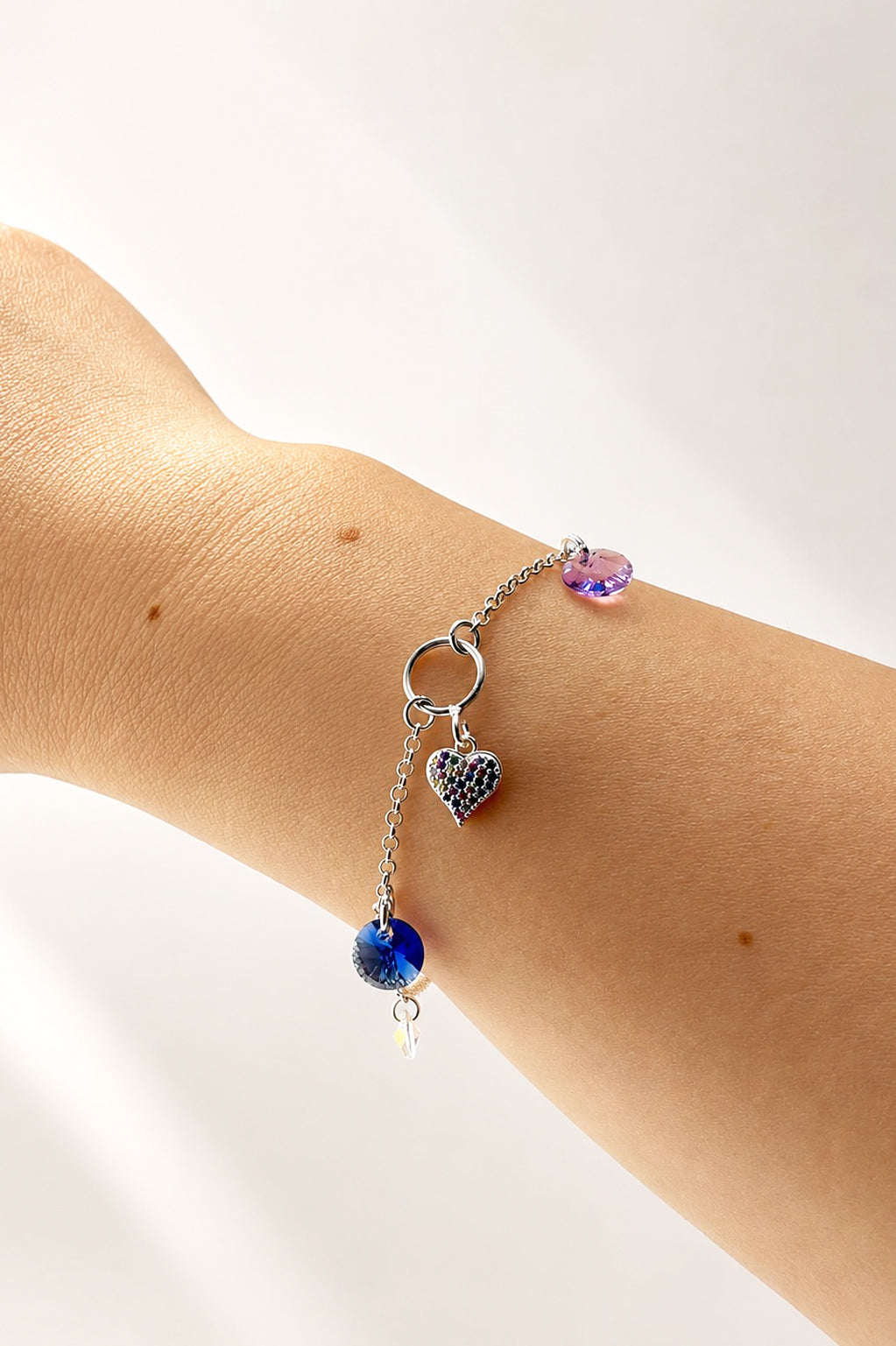Pulsera Amistad Plata 925 Cristal Swarovski®