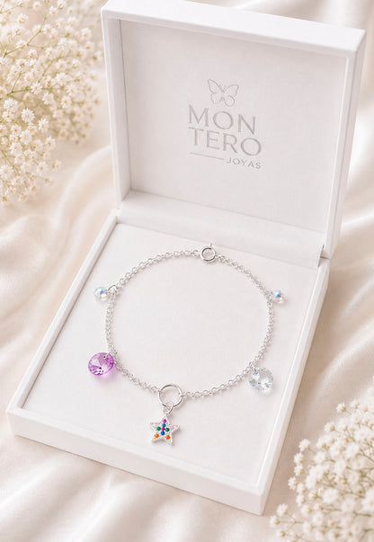 Pulsera Estelar Plata 925 Cristal Swarovski®