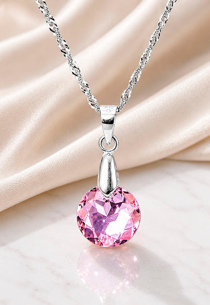 Collar Gracia Plata 925 Cristal Swarovski® Light Rose