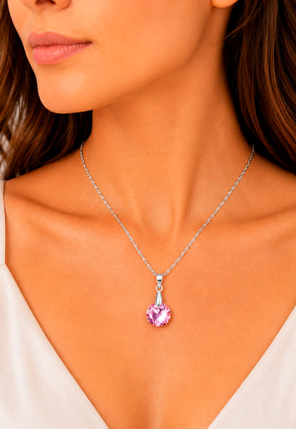 Collar Gracia Plata 925 Cristal Swarovski® Light Rose
