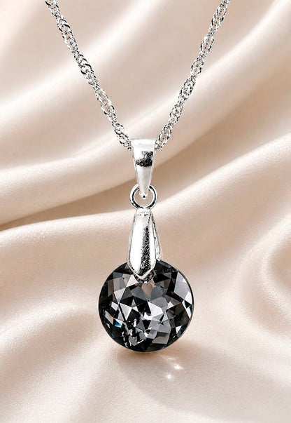 Collar Gran Gracia Plata 925 Cristal Swarovski® Silver Night