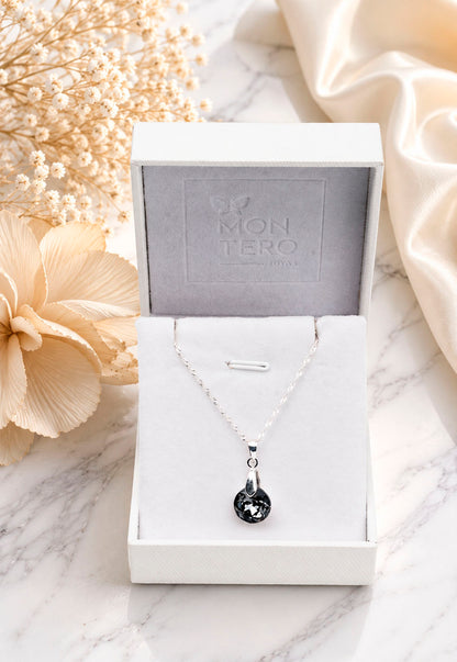 Collar Gran Gracia Plata 925 Cristal Swarovski® Silver Night