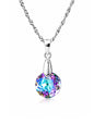 Collar Gracia Plata 925 Cristal Swarovski® Vitral Light