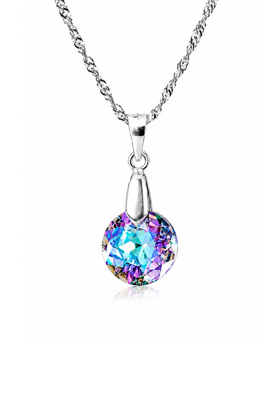 Collar Gracia Plata 925 Cristal Swarovski® Vitral Light