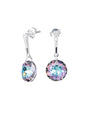 Aros Gracia Plata 925  Cristal Swarovski® Vitral Light