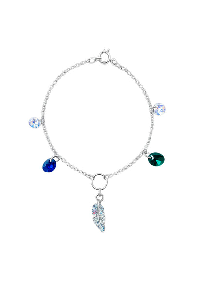Pulsera Elena Plata 925 Cristal Swarovski® Emerald