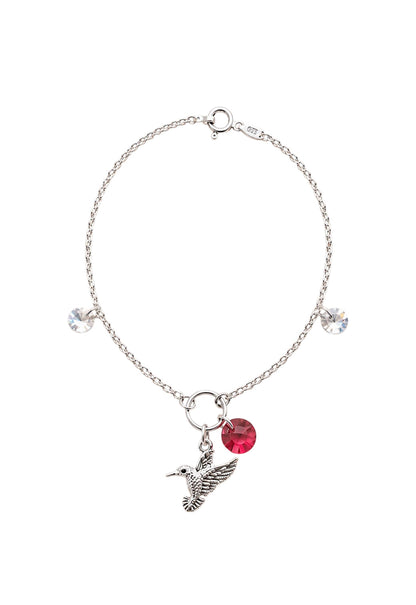 Pulsera Colibri Plata 925 Cristal Swarovski® Siam