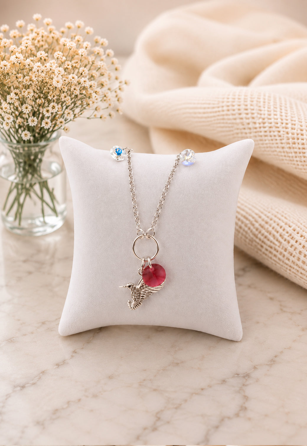 Pulsera Colibri Plata 925 Cristal Swarovski® Siam