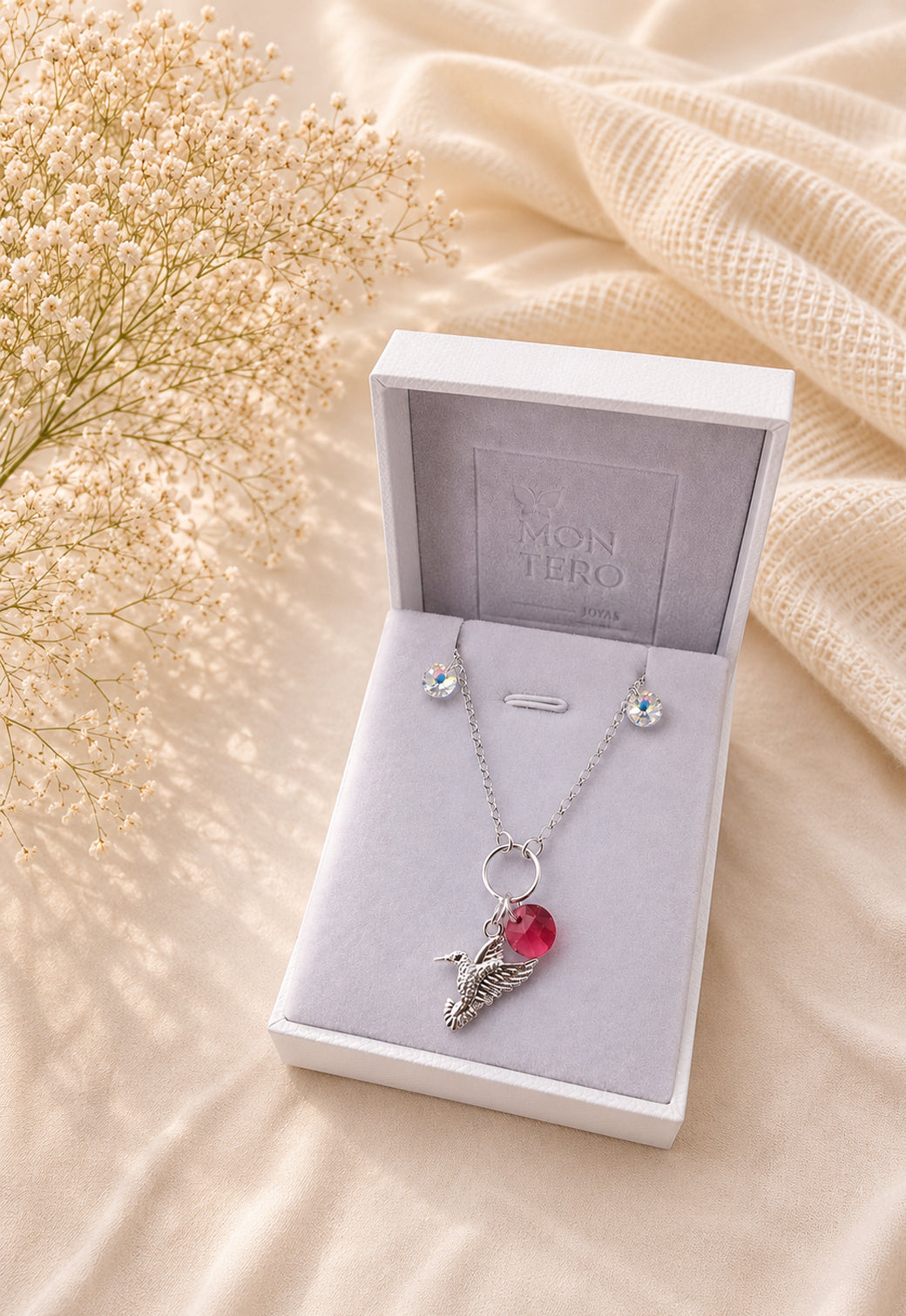 Pulsera Colibri Plata 925 Cristal Swarovski® Siam