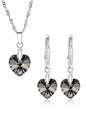 Conjunto Romance Plata 925 Cristal Swarovski® Silver Night