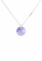 Collar Punto de Luz Plata 925 Cristal Swarovski® Violet