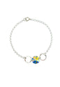 Pulsera Rafaela Plata 925 Cristal Swarovski® Aurora Boreal