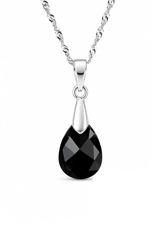 Collar Encanto Plata 925 Cristal Swarovski® Jet