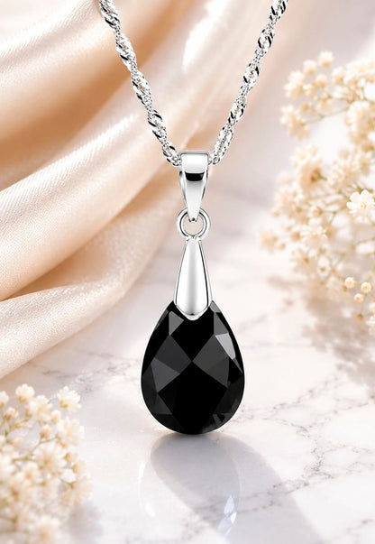 Collar Encanto Plata 925 Cristal Swarovski® Jet