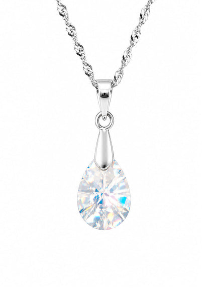 Collar Encanto Plata 925 Cristal Swarovski® Aurora Boreal