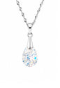 Collar Encanto Plata 925 Cristal Swarovski® Aurora Boreal