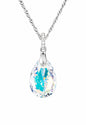 Collar Capricho Plata 925 Cristal Swarovski® Aurora Boreal