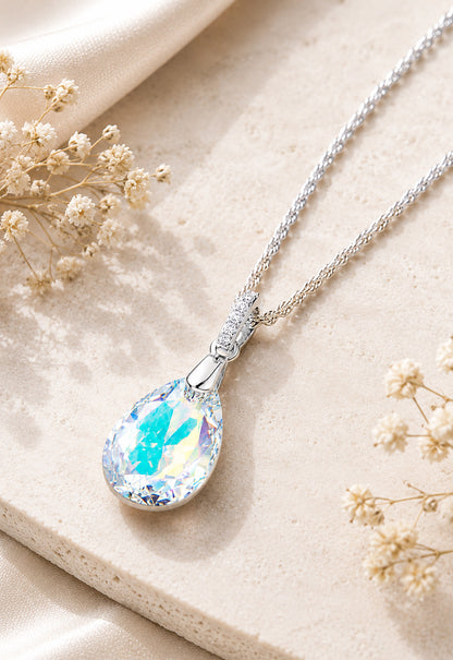 Collar Capricho Plata 925 Cristal Swarovski® Aurora Boreal
