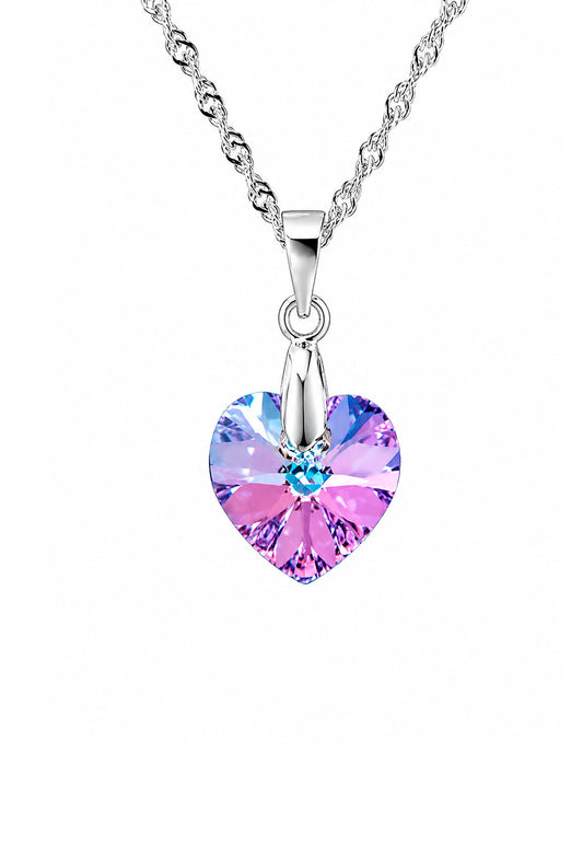 Collar Romance Plata 925 Cristal Swarovski® Vitral Light