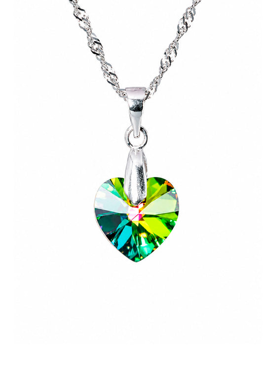 Collar Romance Plata 925 Cristal Swarovski® Vitral Medium