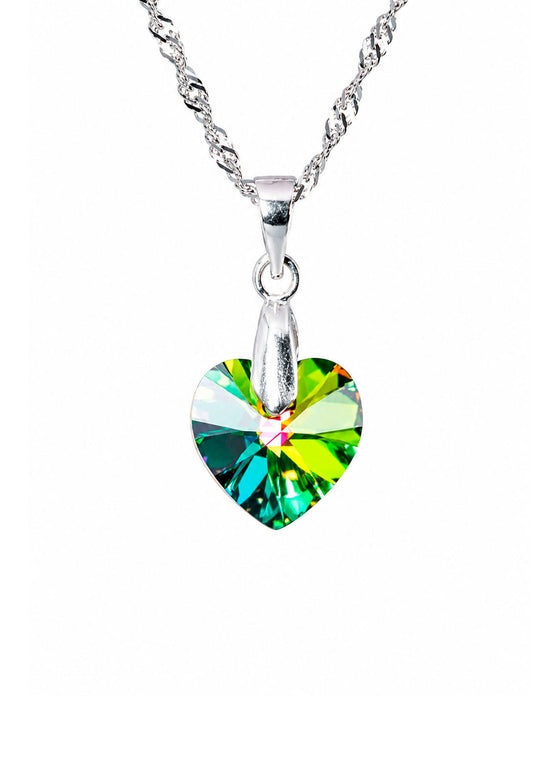 Collar Romance Plata 925 Cristal Swarovski® Vitral Medium
