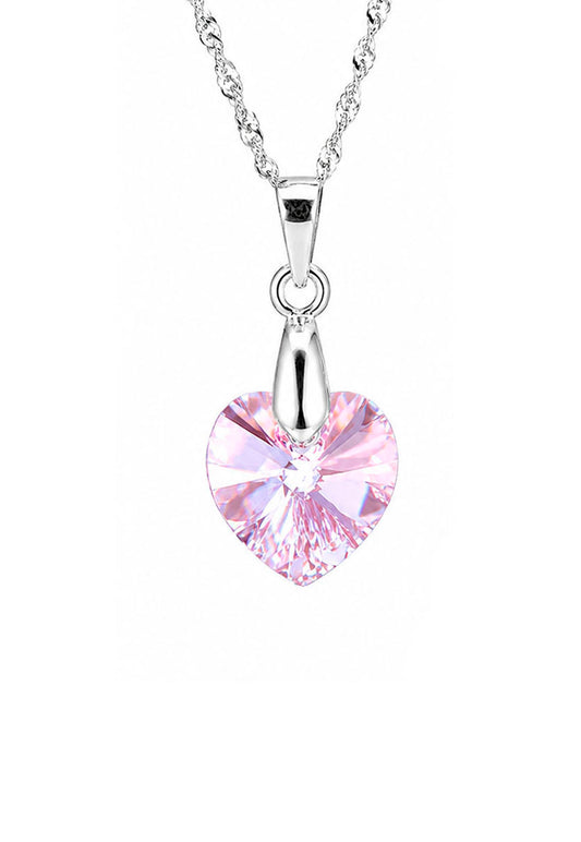 Collar Romance Plata 925 Cristal Swarovski® Light Rose