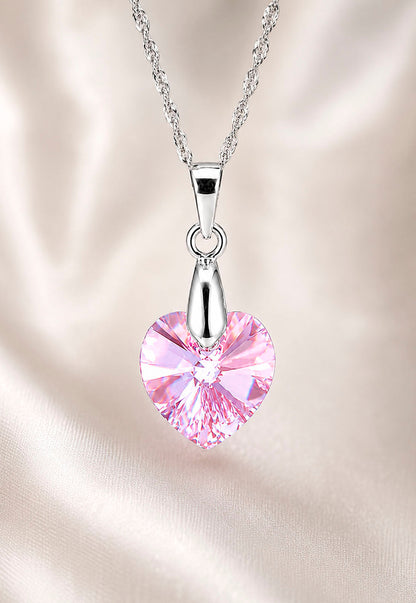 Collar Romance Plata 925 Cristal Swarovski® Light Rose