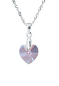 Collar Romance Plata 925 Cristal Genuino Light Rose