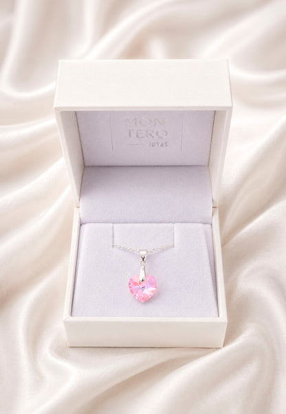 Collar Romance Plata 925 Cristal Swarovski® Light Rose