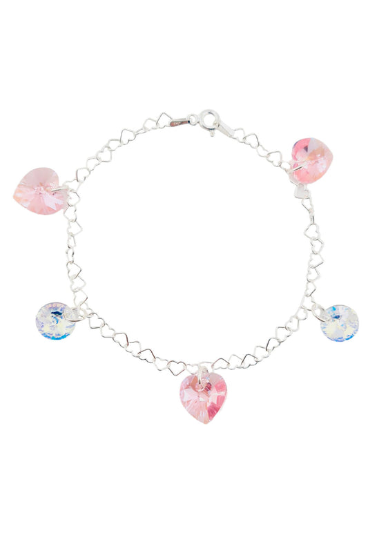 Pulsera Romance Plata 925 Cristal Swarovski® Rose