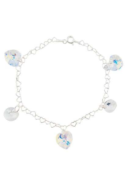 Pulsera Romance Plata 925 Cristal Swarovski® Aurora Boreal