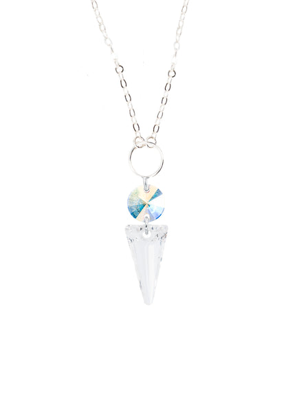 Collar Mystic Plata Italiana 925 y Cristales Genuinos