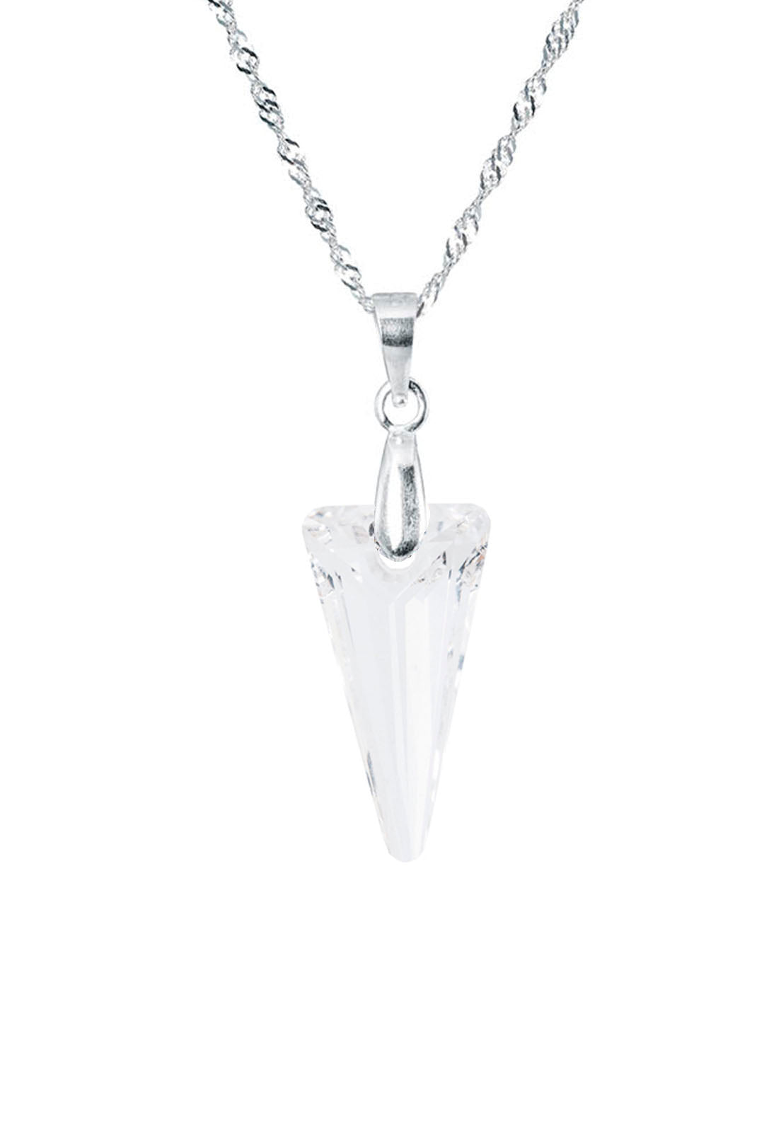 Collar Sevilla Plata Italiana 925 y Cristales Genuinos