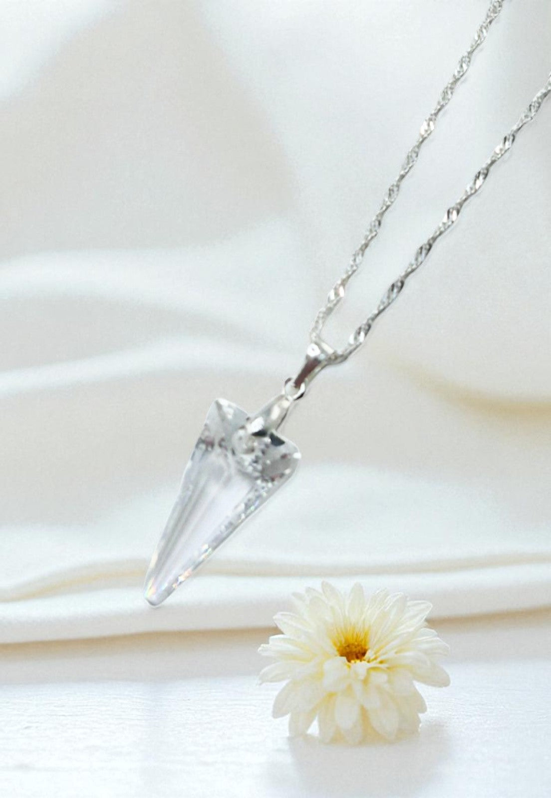 Collar Sevilla Plata Italiana 925 y Cristales Genuinos