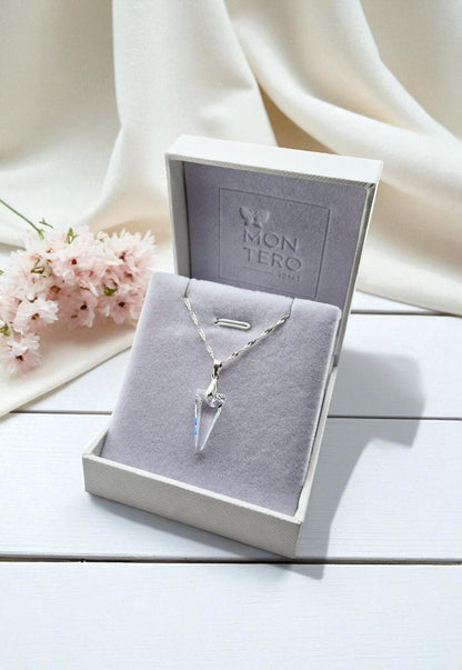 Collar Sevilla Plata Italiana 925 y Cristales Genuinos