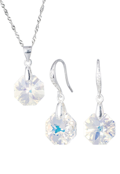 Conjunto Bruselas Cristales Genuinos Aurora Boreal