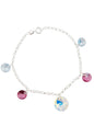 Pulsera Nepal Plata 925 Cristal Swarovski® Antique Pink