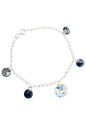 Pulsera Nepal Plata 925 Cristal Swarovski® Silver Night