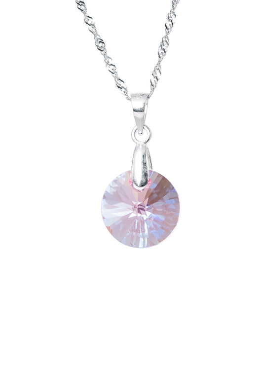 Collar Paris Plata 925 Cristal Swarovski®  Rose Shimmer