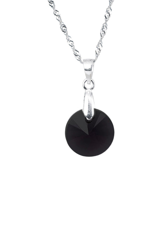 Collar Paris Plata 925 Cristal Swarovski® Swarovski® Jet